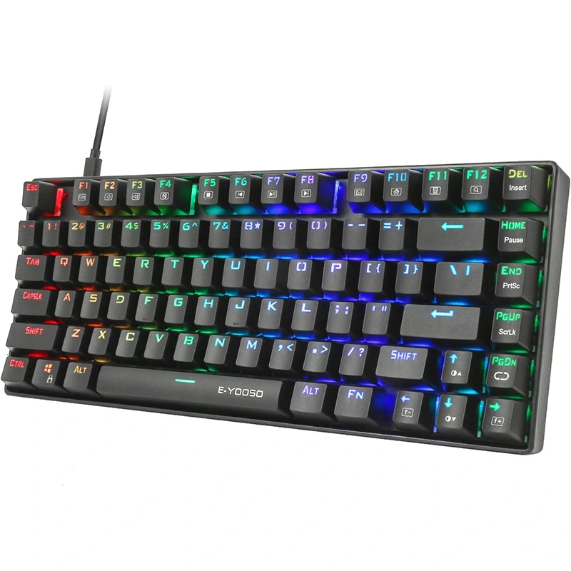 Bàn phím chơi game cơ học 81 phím RGB chống nước