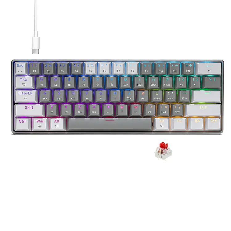 Bàn phím chơi game có dây cơ học 60% di động