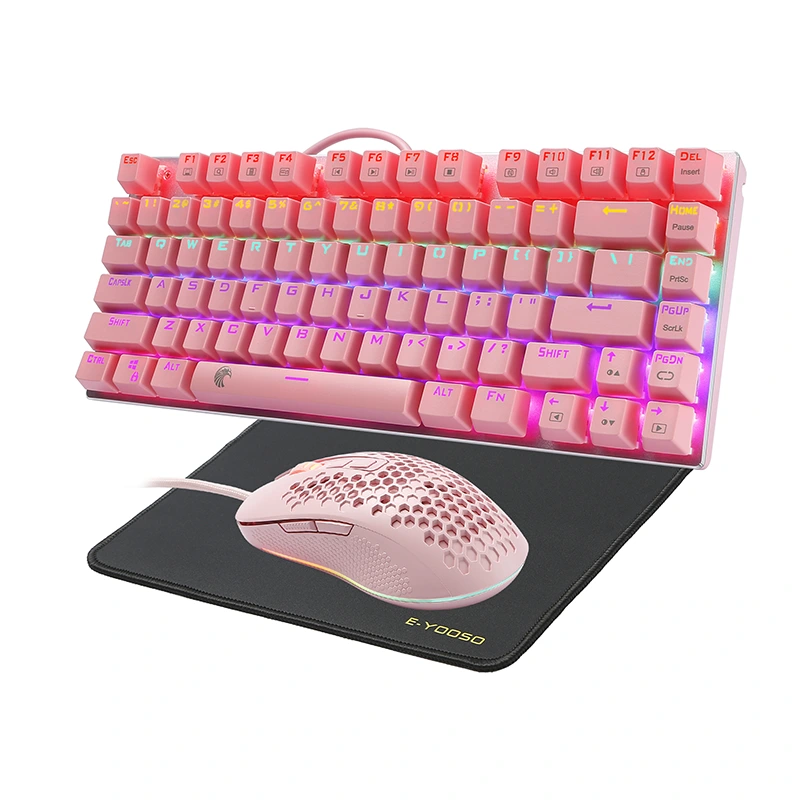 Bộ Bàn Phím Và Chuột Có Dây Kèm Mouse Pad 81 Key