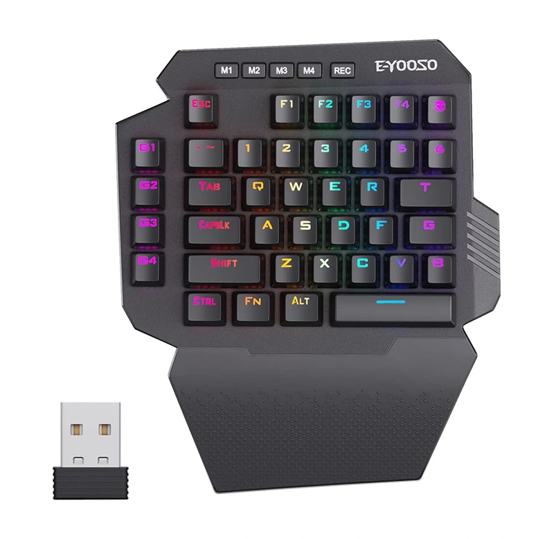 Bàn phím chơi game cơ học không dây 2.4G 44 phím